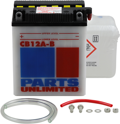Parts Unlimited - Parts Unlimited 12V Heavy Duty Battery Kit - CB12A-B-FP