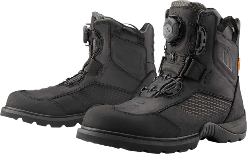 Icon - Icon Stormhawk Waterproof Boots - 3403-1150 - Black - 8