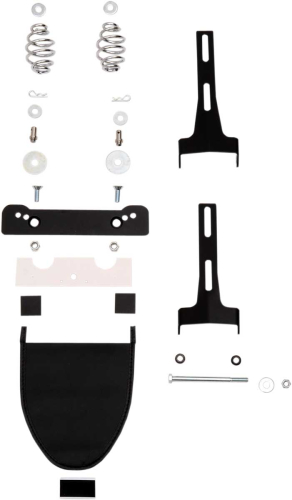 Drag Specialties - Drag Specialties Frame Mount Spring Solo Seat Mount Kit - 0820-0060