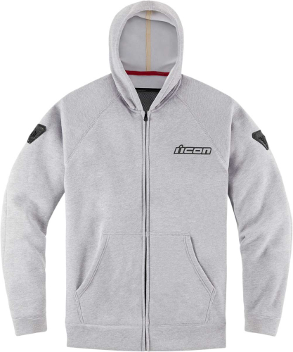Icon - Icon Uparmor Hoodie - 3050-6147 - Gray - Small
