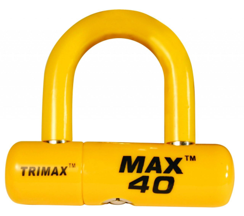 Trimax - Trimax Ultra-High Max 40 Security Disc/Cable Lock - Yellow - MAX40YL