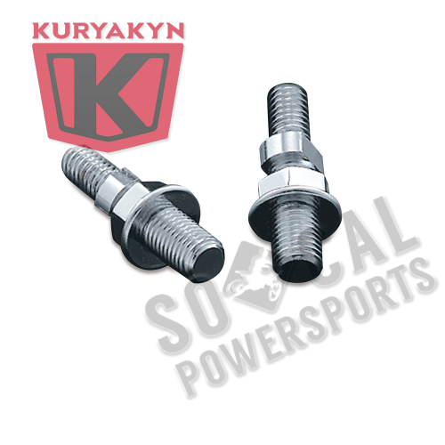 Kuryakyn - Kuryakyn Mirror Adapters - Chrome - 1411