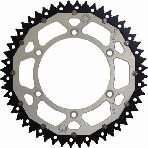 Moose Racing - Moose Racing Dual Rear Sprockets - Silver - 52T - 1210-251-52-11X