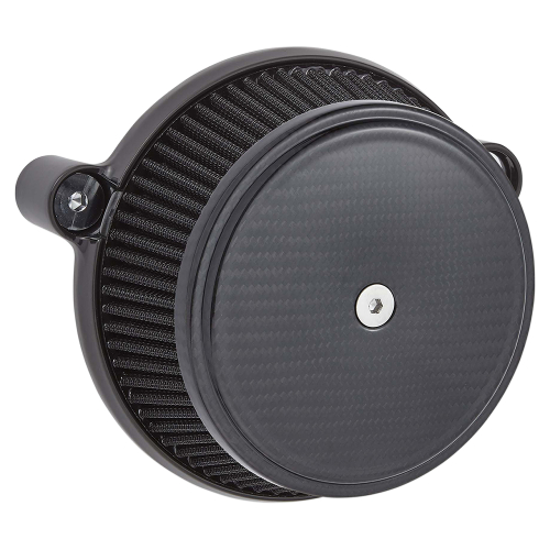 Arlen Ness - Arlen Ness Big Sucker Stage I Air Filter Kit - Carbon - Red Filter - 18-394