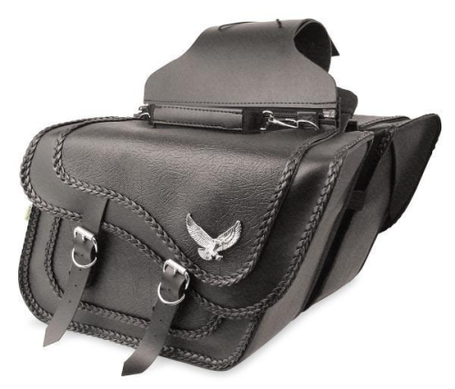 Willie & Max - Willie & Max Super Black Magic Saddlebag - SB736