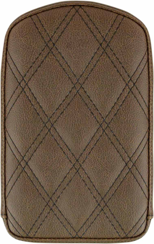 Saddlemen - Saddlemen Gravestone Sissy Bar Pad for Explorer-LS & Step-Up-LS Seat - 6.5in. x 11in. - Brown - 041145