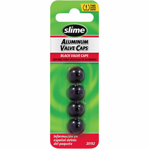 Slime - Slime Valve Stem Caps - Black - 20132