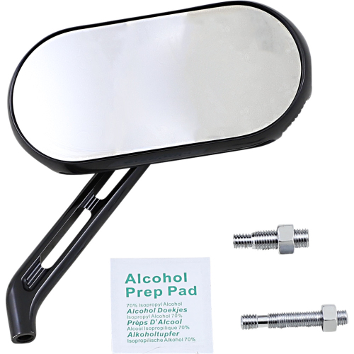 Arlen Ness - Arlen Ness Caged Series Sidekick Mirror - Right - Black - 510-002