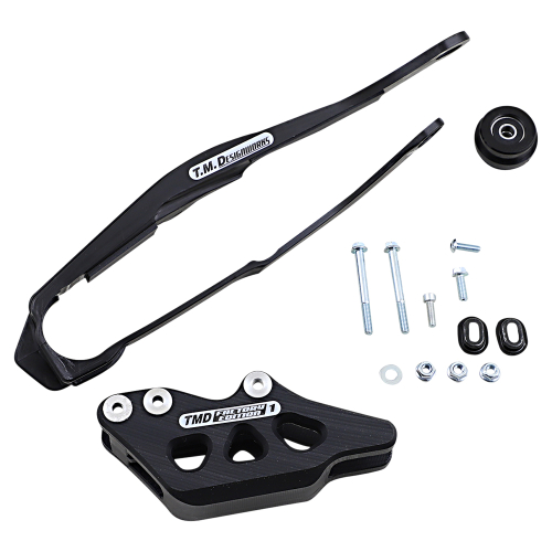 T.M. Designworks - T.M. Designworks Dirt Cross Multi-Purpose Chain Slide-N-Guide Kit FE1 Guide - Black - DCK-OR4-BK