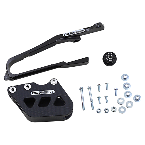 T.M. Designworks - T.M. Designworks Dirt Cross Multi-Purpose Chain Slide-N-Guide Kit FE1 Guide - Black - SCP-OR2-BK