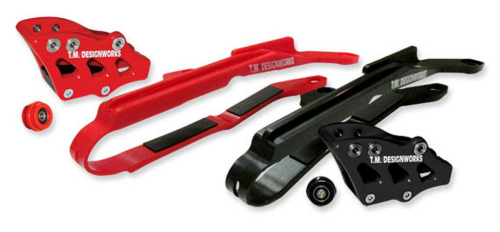 T.M. Designworks - T.M. Designworks Baja-Rally Chain Slide-N-Guide Kit - Black - HCP-H05-BK