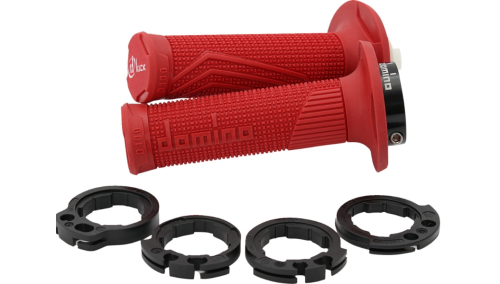 Domino - Domino D-Lock Grips - Red - D10046C4200