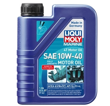 Liqui Moly - Liqui Moly Oil 4T Marine 10W40 - 1L. - 20506