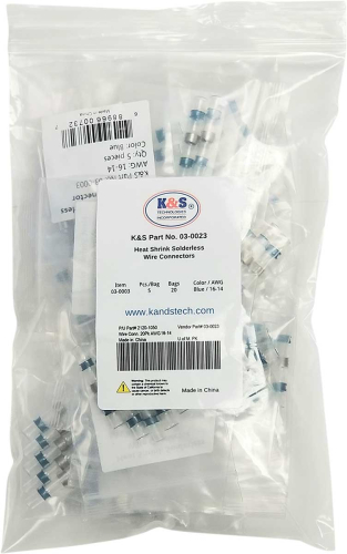 K&S Technologies - K&S Technologies Sordeless Wire Connector - Blue - 03-0023