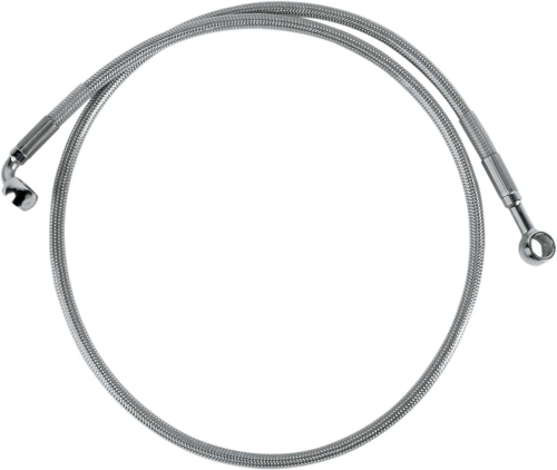 Drag Specialties - Drag Specialties Standard Length Front Stainless Steel Brake Line Kit - Clear - 640310