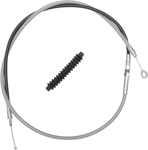 Drag Specialties - Drag Specialties Alternative Length Braided High Efficiency Clutch Cable - 66 15/16in. - 5322404HE