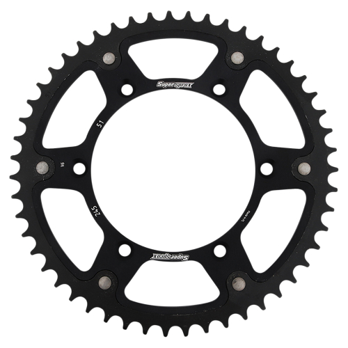 Supersprox - Supersprox Stealth Rear Sprocket - 51T - RST-245-51-BLK