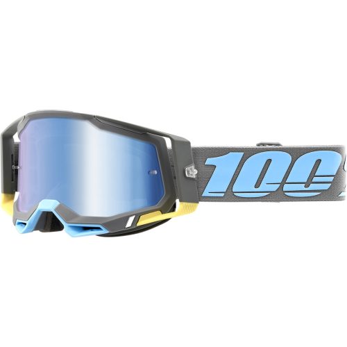 100% - 100% Racecraft 2 Trinidad Goggles - 50121-250-01 - Trinidad/Gray/Light Blue / Blue Mirror Lens - OSFM