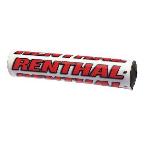 Renthal - Renthal SX Crossbar Pad - 10in. - White/Red - P263
