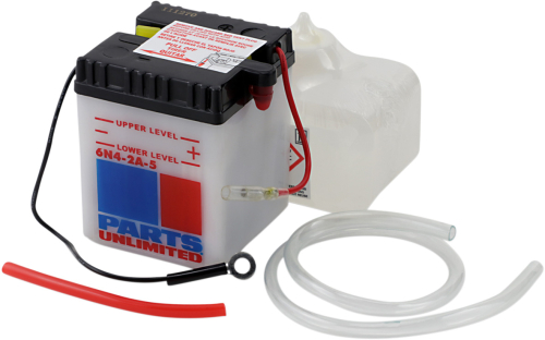 Parts Unlimited - Parts Unlimited 6V Conventional Battery Kit - 6N4-2A-5-FP
