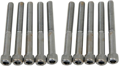 Drag Specialties - Drag Specialties Coarse-Thread Socket-Head Bolts - 1/4in.-20 x 2 1/4in. - MPB186