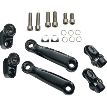 Ciro - Ciro Adjustable Passenger Peg - Black - 6R220