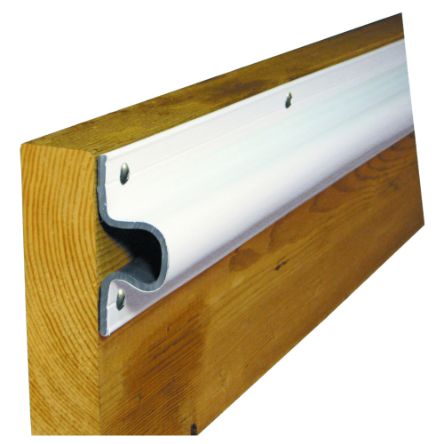 Dock Edge - Dock Edge "C" Guard Economy PVC Profiles 10ft Roll - White