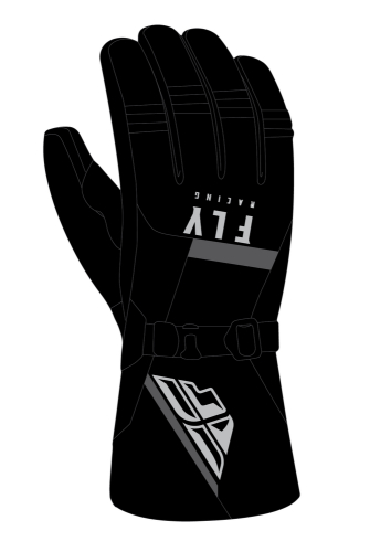 Fly Racing - Fly Racing Cascade Gloves - 363-39202X - Black - 2XL