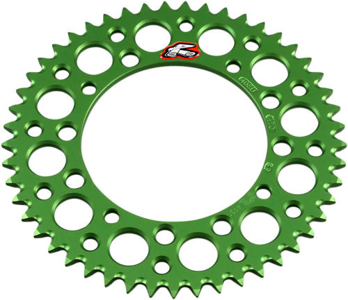 Renthal - Renthal Ultralight Rear Sprocket - 49T - Green - 408U-420-49GEGN