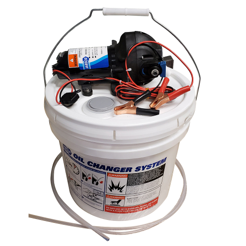 Jabsco - Jabsco DIY Oil Change System w/Pump & 3.5 Gallon Bucket