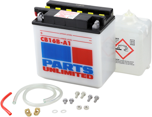 Parts Unlimited - Parts Unlimited 12V Heavy Duty Battery Kit - CB16B-A1-FP
