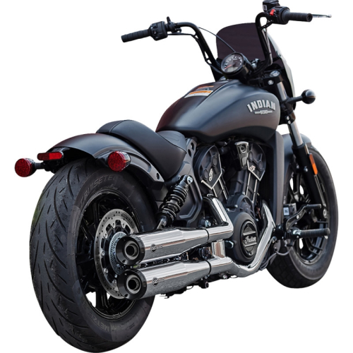 S&S Cycle - S&S Cycle Grand National Slip-On Muffler - Chrome - 4110-156