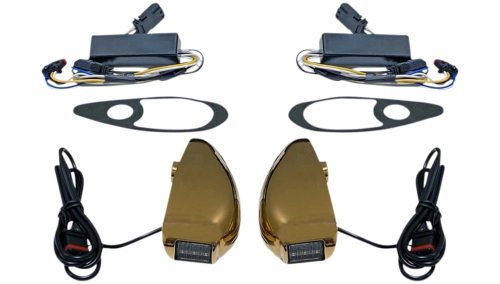 Custom Dynamics - Custom Dynamics ProBeam Turn Signals - Gold - PB-RG-TS-15-G