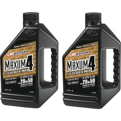 Maxima - Maxima Maxum4 Synthetic Blend Oil - 20W50 - 5gaL. - 35505B