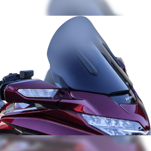 Klock Werks - Klock Werks 18in. Flare Windshield - Non Vented - Dark Smoke - KW05-01-0558-DS