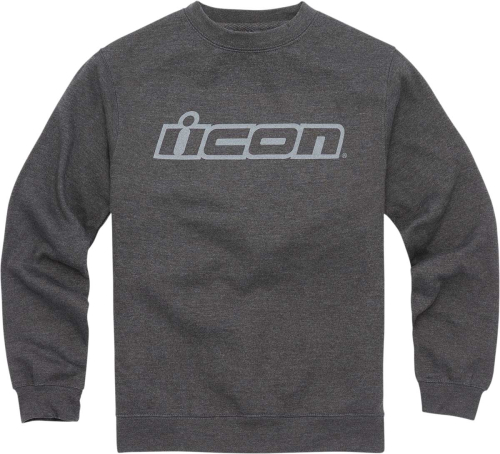 Icon - Icon OG Slant Crewneck Sweatshirt - 3050-5836 - Gray - Small