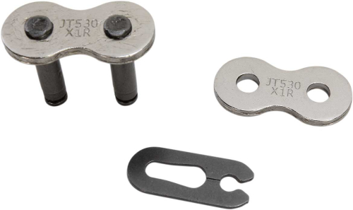 JT Drive Chain - JT Drive Chain Clip Connecting Link for 530 X1R Heavy Duty Experts Series X-Ring Drive Chain - Nickel - JTC530X1RNNSL