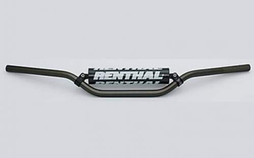 Renthal - Renthal 7/8in. Mini Racer Handlebar - Kaw (98-12) Bend - Black - 780-01-BK-03-219