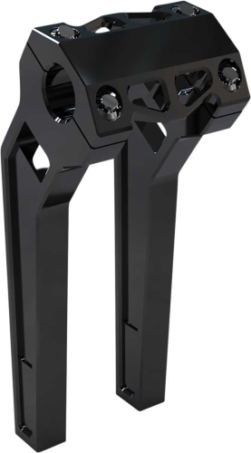 LA Choppers - LA Choppers 1.25in. Pullback Riser Kit - 10in. - Black Anodized - LA-7481-10B