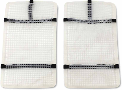 Moose Racing - Moose Racing Mud Radiator Cover - White - 1901-0799