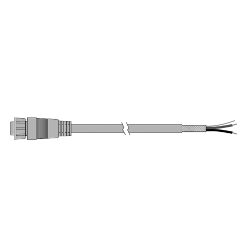FLIR Systems - FLIR Power Cable 12AWG - Straight - 100' - LSZH