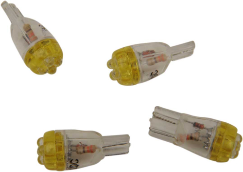 Drag Specialties - Drag Specialties Mini Wedge LED Bulb - Amber - 2060-0006