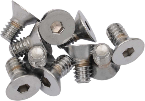 Drag Specialties - Drag Specialties Countersunk Socket-Head Bolts - 1/4in.20 x 5/8in. - MPB575