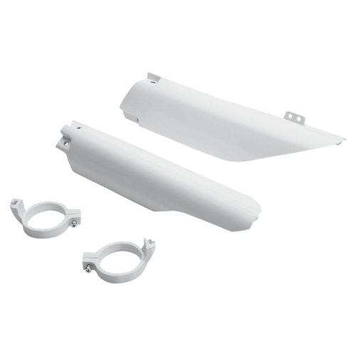UFO Plastics - UFO Plastics Fork Slider Protectors - White - SU03998-041