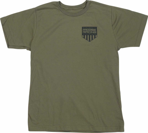 Moose Racing - Moose Racing Salute Youth T-Shirt - 3032-3694 - Olive - Small