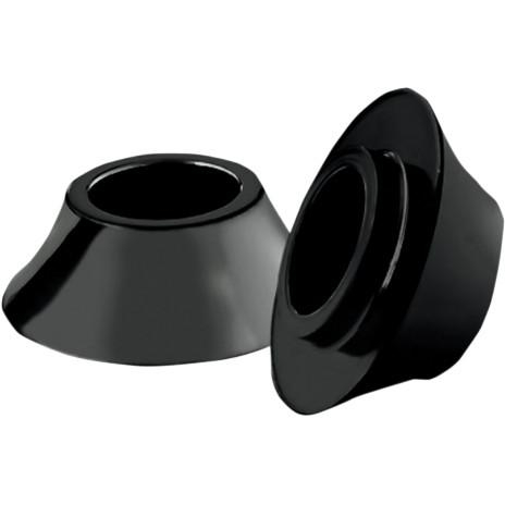 RC Components - RC Components Tapered Front Axle Spacers - Black - HD-SPCR-2B