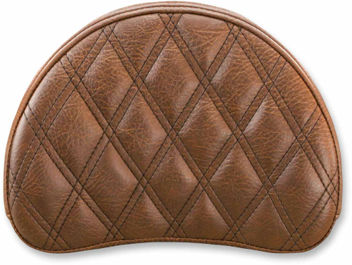 Saddlemen - Saddlemen Half-Moon Sissy Bar Pad for Explorer-LS & Step-Up-LS Seat - 10in. x 8in. - Brown - 051345