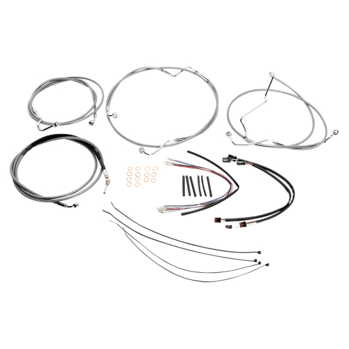 Magnum - Magnum Stainless Steel XR Handlebar Installation Kit for 12-14in. Ape - 589341