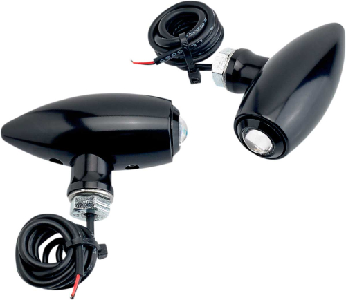 Joker Machine - Joker Machine Astro LED Center Mount Marker Lights - Black - Red LED - 05-52RB