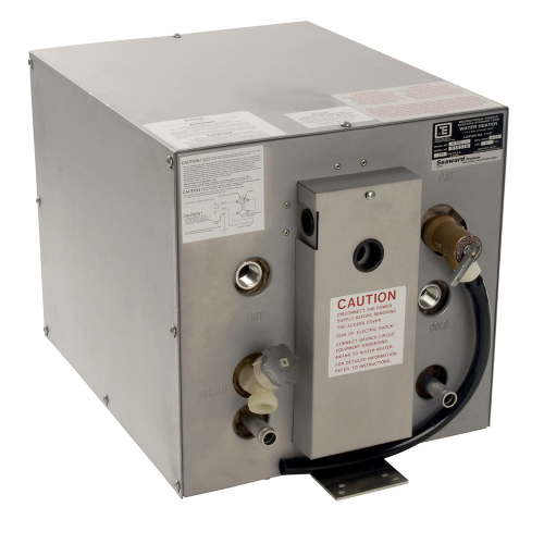 Whale Marine - Whale Seaward 6 Gallon Hot Water Heater w/Front Heat Exchange - Galvanized Steel - 240V - 1500W